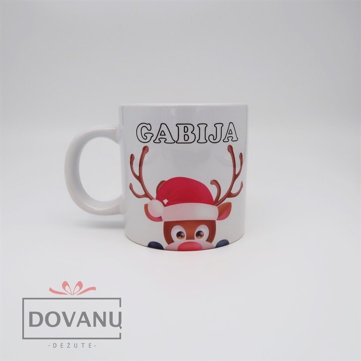 Keramikinis puodelis "Briedžiukas" 2