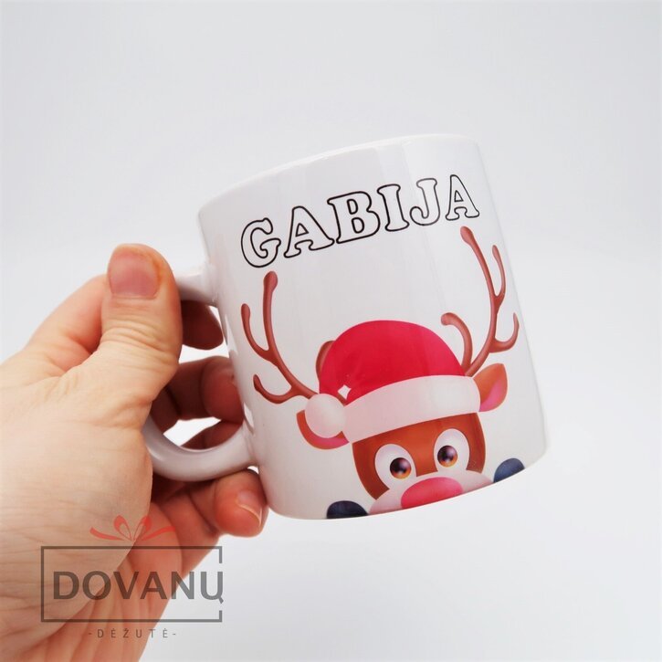 Keramikinis puodelis "Briedžiukas" 3