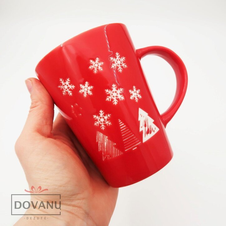 Kalėdinis keramikinis puodelis