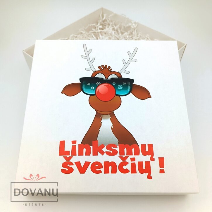 Dovanų dėžutė "Linksmų švenčių"