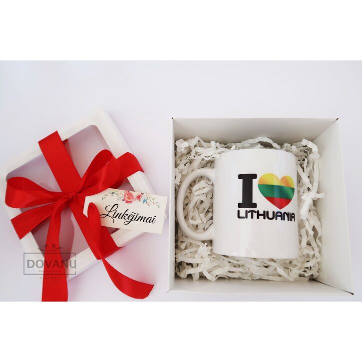 Puodelis "I love Lithuania"