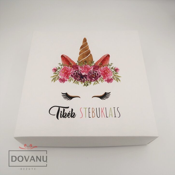 Dovanų rinkinys su vienaragiu "Tikėk stebuklais"