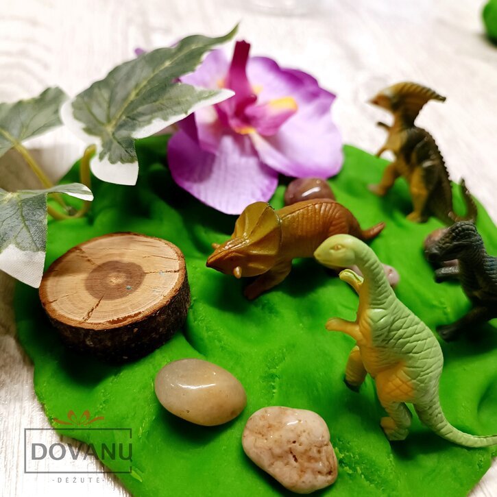 Kūrybinis modelino rinkinys "Dinozaurai" mini
